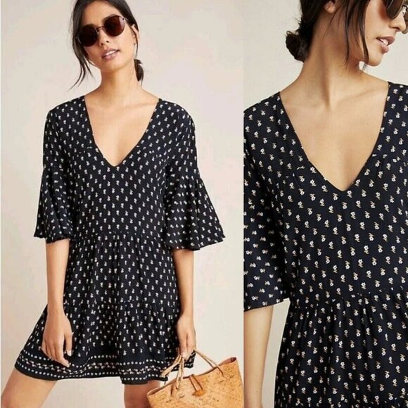 Anthropologie x Faithfull the Brand - Fresa Tunic Dress | Size Large (Size 8) - Picture 1 of 14